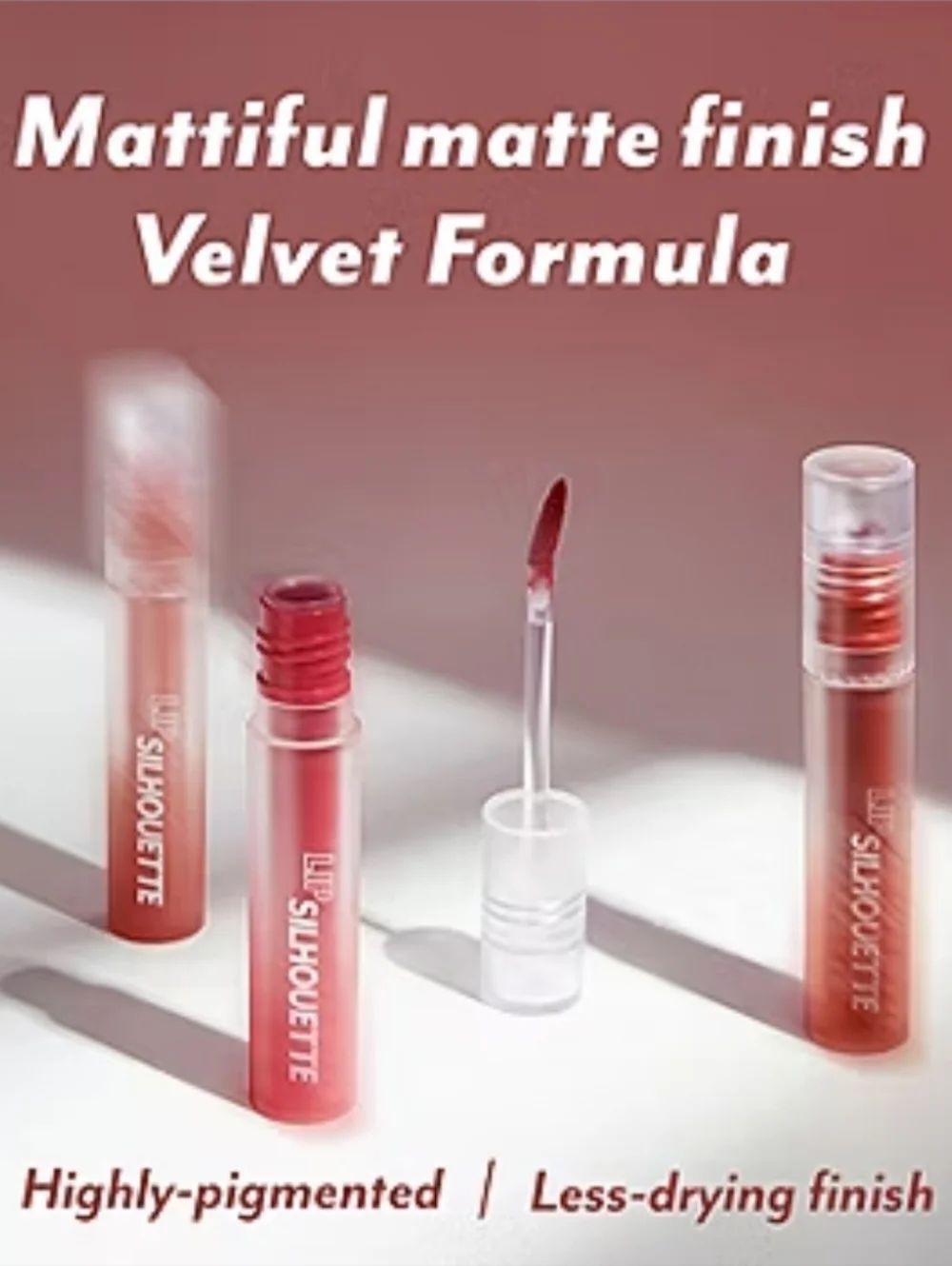 Lip Silhouette Matte Velvet Tint - Ready To Cool
